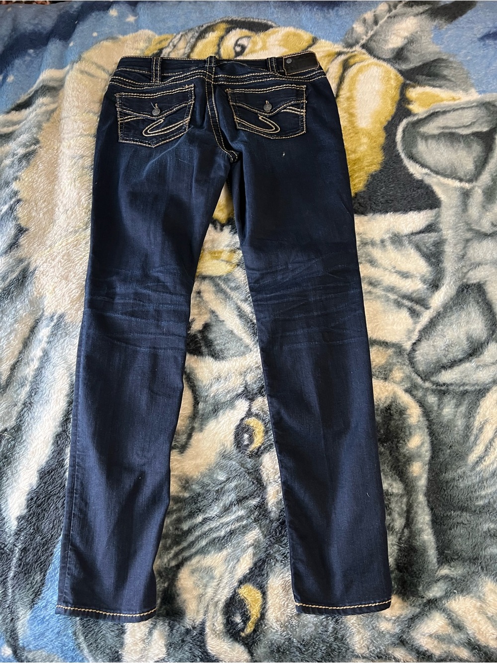 Silver Jeans Dark Indigo Skinny Women's Jeans - Picture 4 of 7